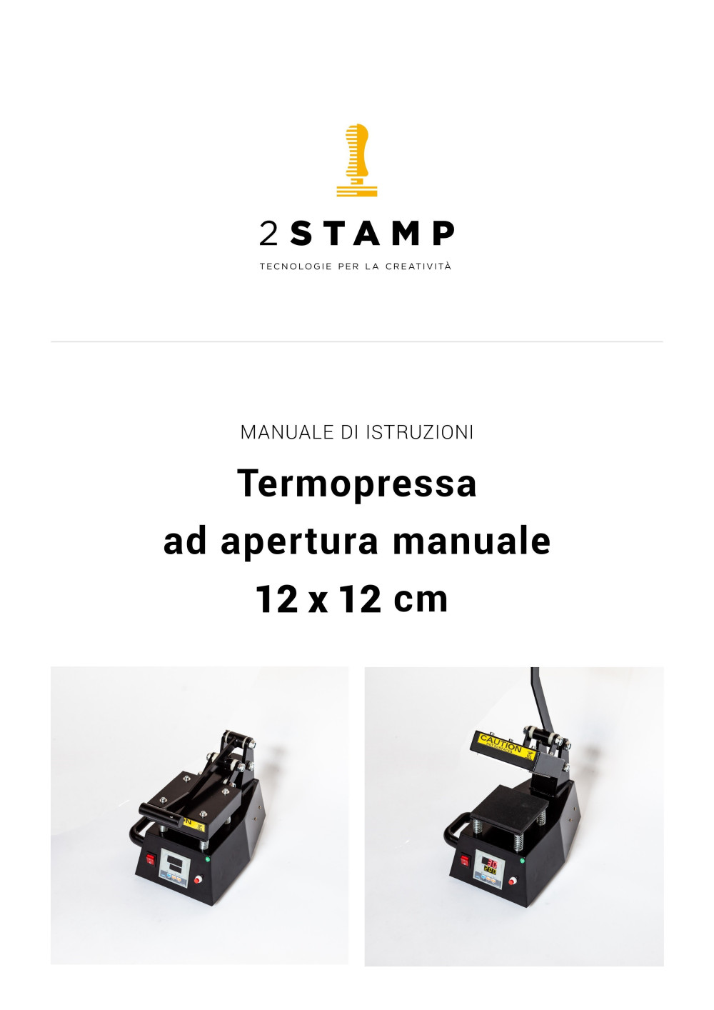 Termopressa 12x12 - La più piccola per stampa toppe e strass